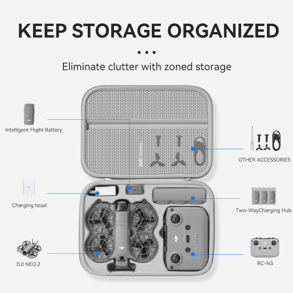 Tas Organizer Perjalanan XFJI  - Drone Backpack ulasan dan harga